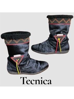 TECNICA Vintage Italian Après Ski Boots
8.5 | Real Fur/ Shearling Lined  EUC!
